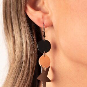 Paparazzi Jewelry Accessories - Star Bizarre - Multi Earrings - Vintage